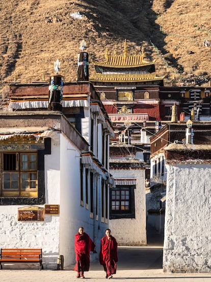 El monasterio de Tashilhunpo, en Shigatse.