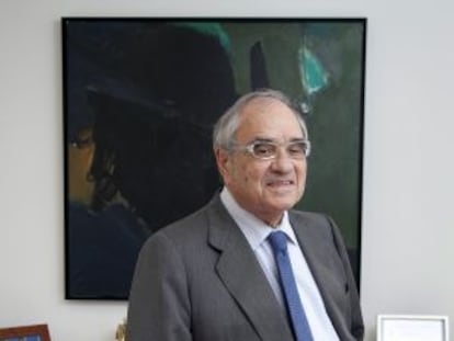 El exministro Martín Villa, el pasado viernes en Madrid.