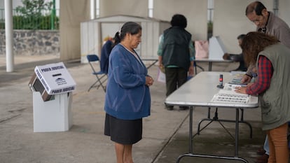 Votantes de la Elección Judicial en Ciudad de México, el 1 de junio.