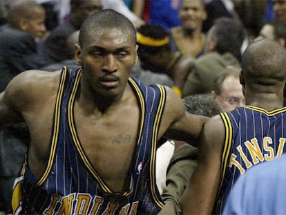 Artest, tras la pelea del pasado viernes en Detroit.