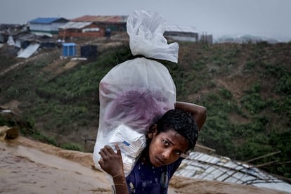 Casi un millón de rohingyás viven refugiados en los campos de Cox Baazar (Bangladesh), el 25 de junio de 2018.