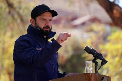 El presidente de Chile, Gabriel Boric, la semana pasada.