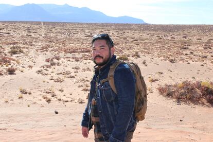 Carlo Munoz on location in Utah