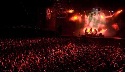 Uno de los conciertos durante una pasada edición del Primavera Sound.