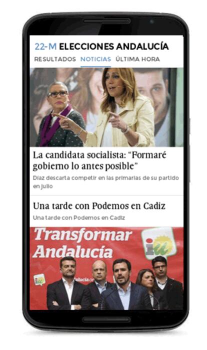 Últimas noticias desde la webapp de EL PAÍS para seguir las Elecciones andaluzas