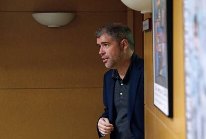 Unai Sordo, durante la reuni&oacute;n del Consejo Confederal de sindicato, hoy en Madrid.