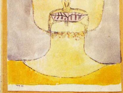 'Ensimismado, autorretrato' (1912-1913), de Paul Klee.