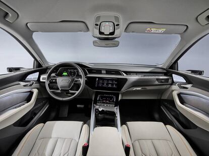 Interior del Audio e-tron 50 quattro.