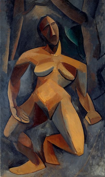 Pablo Picasso, Max Beckmann y Willem de Kooning, tres excepcionales artistas del siglo XX y sus descripciones de la mujer, o más bien, del papel atribuido a la mujer en sus obras, forman el foco de esta exhibición en la Pinakotek der Moderne en Múnich (Alemania). En la imagen. Pablo Picasso, Die Dryade (Akt im Wald) (Nu dans une forêt), 1908, Öl auf Leinwand, 185 x 108 cm, St. Petersburg, Staatliche Eremitage, Foto: Eremitage/Vladimir Terebenin.© Succession Picasso | VG Bild-Kunst, Bonn 2012.