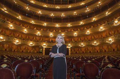 La directora del Teatro Col&oacute;n de Buenos Aires, Mar&iacute;a Victoria Alcaraz.