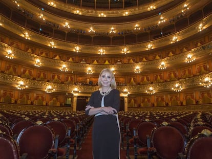 La directora del Teatro Col&oacute;n de Buenos Aires, Mar&iacute;a Victoria Alcaraz.