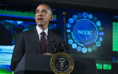 Obama, en su discurso sobre ciberseguridad.