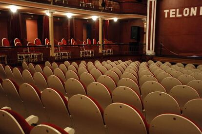 Jornada de puertas abiertas del Teatro Salón Cervantes de Alcalá de Henares, Madrid.
