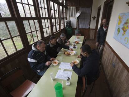 Uno de los comedores sociales que funcionan en Vitoria.