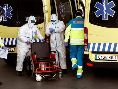 Los servicios de urgencias el 26 de marzo en el hospital Infanta Leonor, en Madrid.