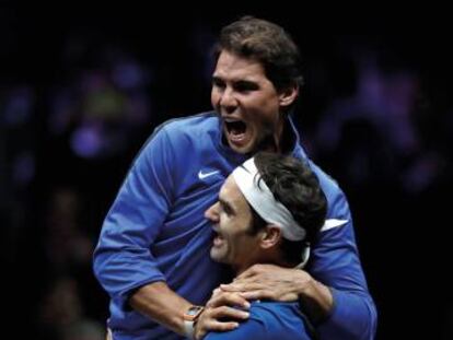 Portada del libro 'Rafa & Roger'.