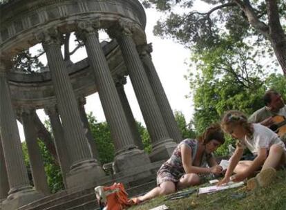 El parque de El Capricho, en la Alameda de Osuna de Madrid.