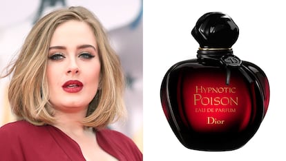 Adele

Jamás la verás poniendo su nombre a una fragancia. “No llevaría mi propio perfume. Esa no soy yo estando en contacto con mis fans. Siempre llevaré el mismo. Lo he hecho desde que tenía 15 años” declaraba a Billabong. ¿Y cuál es? Hypnotic Poison, de Christian Dior.