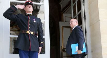 Michel Sapin, ministro de Economía francés, en una imagen de esta semana en parís.