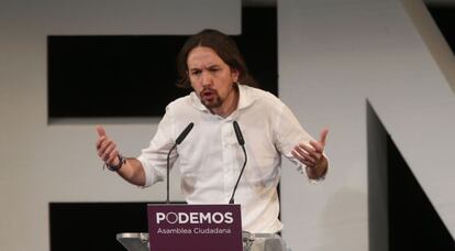 El líder de Podem, Pablo Iglesias.