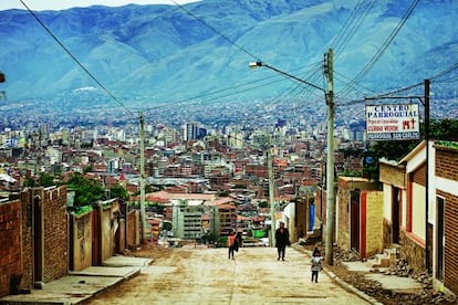 Los cerros de Cochabamba (Bolivia).