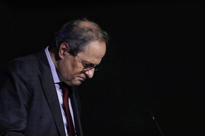 El expresidente catalán, Quim Torra, en una imagen de archivo.