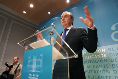 Joaquín Ripoll, durante su comparecencia de ayer ante la prensa.