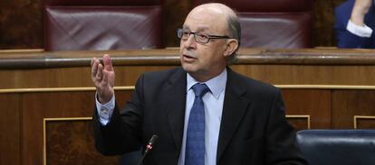 Cristóbal Montoro, ministro de Hacienda