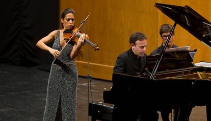 Concierto de Leticia Moreno & Jonathan Gilad en el Festival Internacional de Santander.