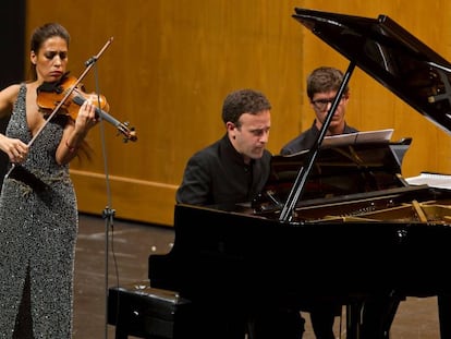 Concierto de Leticia Moreno & Jonathan Gilad en el Festival Internacional de Santander.