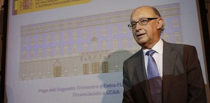 El ministro de Hacienda y Administraciones P&uacute;blicas en funciones, Crist&oacute;bal Montoro.