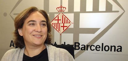  La alcaldesa de Barcelona, Ada Colau.