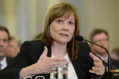 La consejera delegada de General Motors (GM), Mary Barra. EFE/Archivo