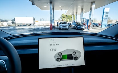Coche eléctrico puntos de recarga