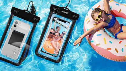 Lleva tu celular a donde quiera que vayas dentro de estas fundas impermeables