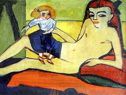 &#39;Chica con muñeca (Fränzi)&#39; (1910), de Erich Heckel.