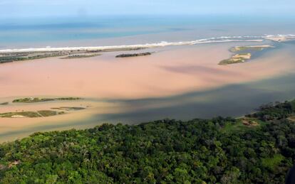 Centenas de quilômetros acima no no Rio Doce, as águas continuam extremamente marrons, mostrando que a lama não deve parar de chegar ao mar. "Apesar dessa lama não ter aparentemente uma composição tóxica do ponto de vista químico, a densidade por si é altamente impactante, porque ela foi fazendo um tsunami de rejeitos que por todos os lugares em que passou devastou, matou e impactou", disse Marcus Vinícius Polignano, coordenador do Projeto Manuelzão, ao El País.