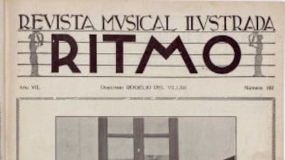 En 1935 la revista 'Ritmo' publicaba un retrato de parte del grupo. Aparecían Bautista, Rodolfo Halffter, Pittaluga, Remacha y Bacarisse en Unión radio.