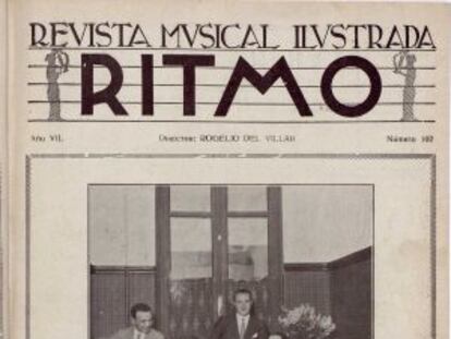 En 1935 la revista 'Ritmo' publicaba un retrato de parte del grupo. Aparecían Bautista, Rodolfo Halffter, Pittaluga, Remacha y Bacarisse en Unión radio.