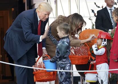 Esta es la primera celebración de Halloween que realiza Donald Trump como presidente de los Estados Unidos.