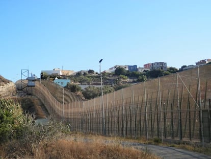 La valla de Melilla con Marruecos