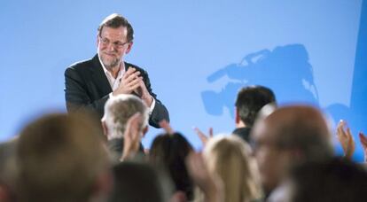 El presidente del Gobierno, Mariano Rajoy, durante un acto en Toledo el pasado sábado.