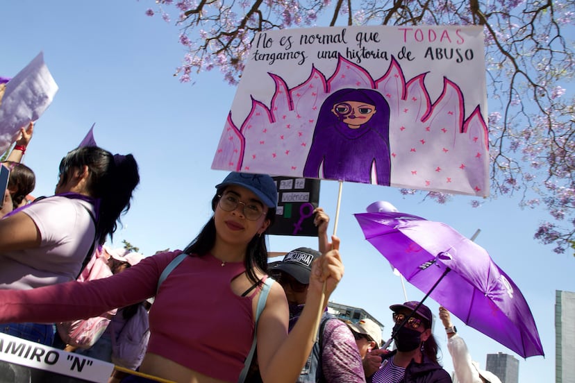 8M: La marcha por el Día internacional de la Mujer en Ciudad de México ...
