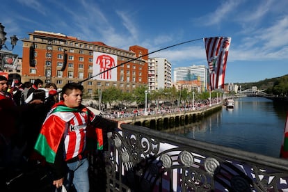 Celebración del Athletic y el recorrido de la gabarra por Bilbao