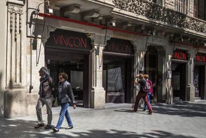 Façana de Vinçon al passeig de Gràcia.