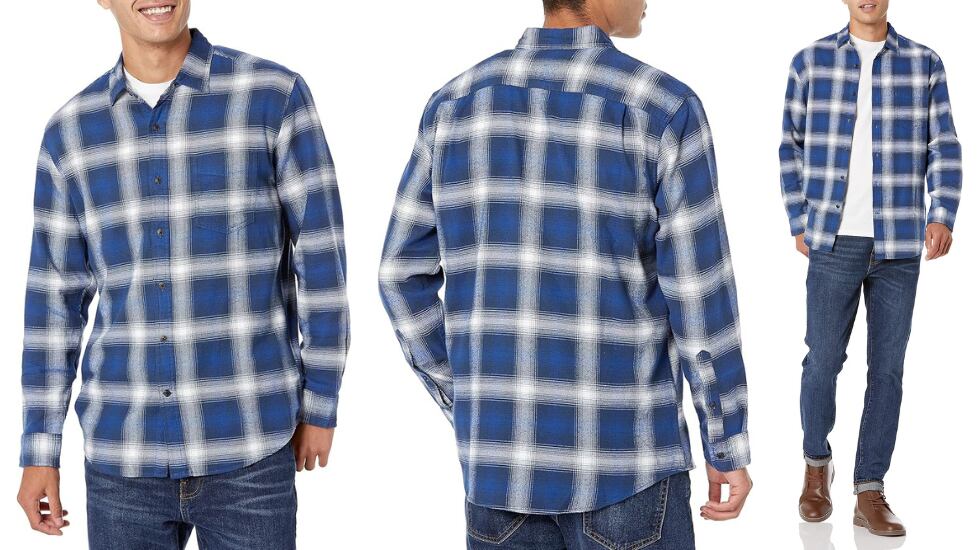 Camisa de franela para hombre.