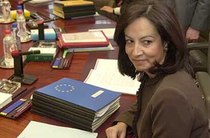 La comisaria de Empleo y Asuntos Sociales, Anna Diamantopoulou.