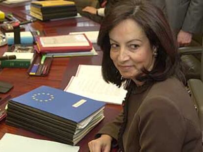 La comisaria de Empleo y Asuntos Sociales, Anna Diamantopoulou.