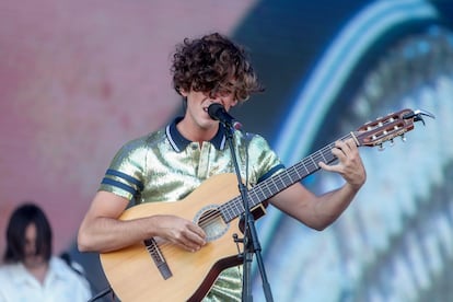 Guitarricadelafuente actuando en el festival Mad Cool (Madrid). 