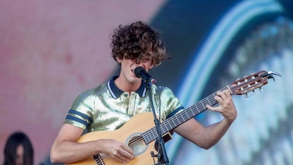 Guitarricadelafuente actuando en el festival Mad Cool (Madrid).